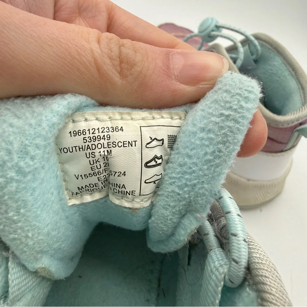 Lands' End Kids' Iridescent Pink and White Boots Size 11‎
